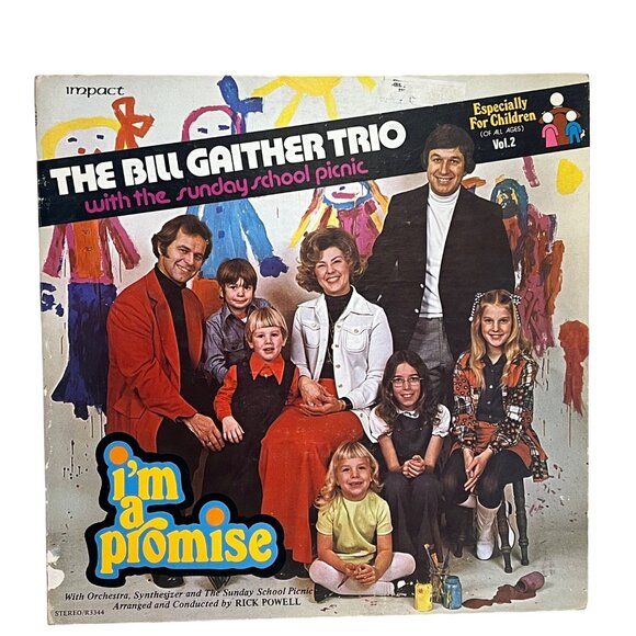 The Bill Gaither Trio Im A Promise Vinyl Record Especially For Children Vol. 2 I - Picture 1 of 5